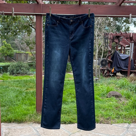 Liverpool Jeans Company Dark Blue Straight Leg Jeans - Picture 2 of 13